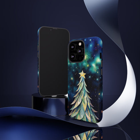 Christmas Tree On a Sky Full of Stars - Impact Resistant Phone Case